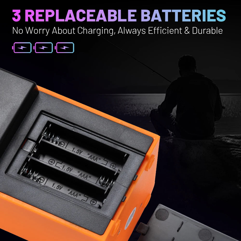 Hunthouse UV Accumulator LED Ultraviolet Lamp 21.5*10.5*7cm For Luminous Fishing Lures Fill Light Fishing Tool LW318