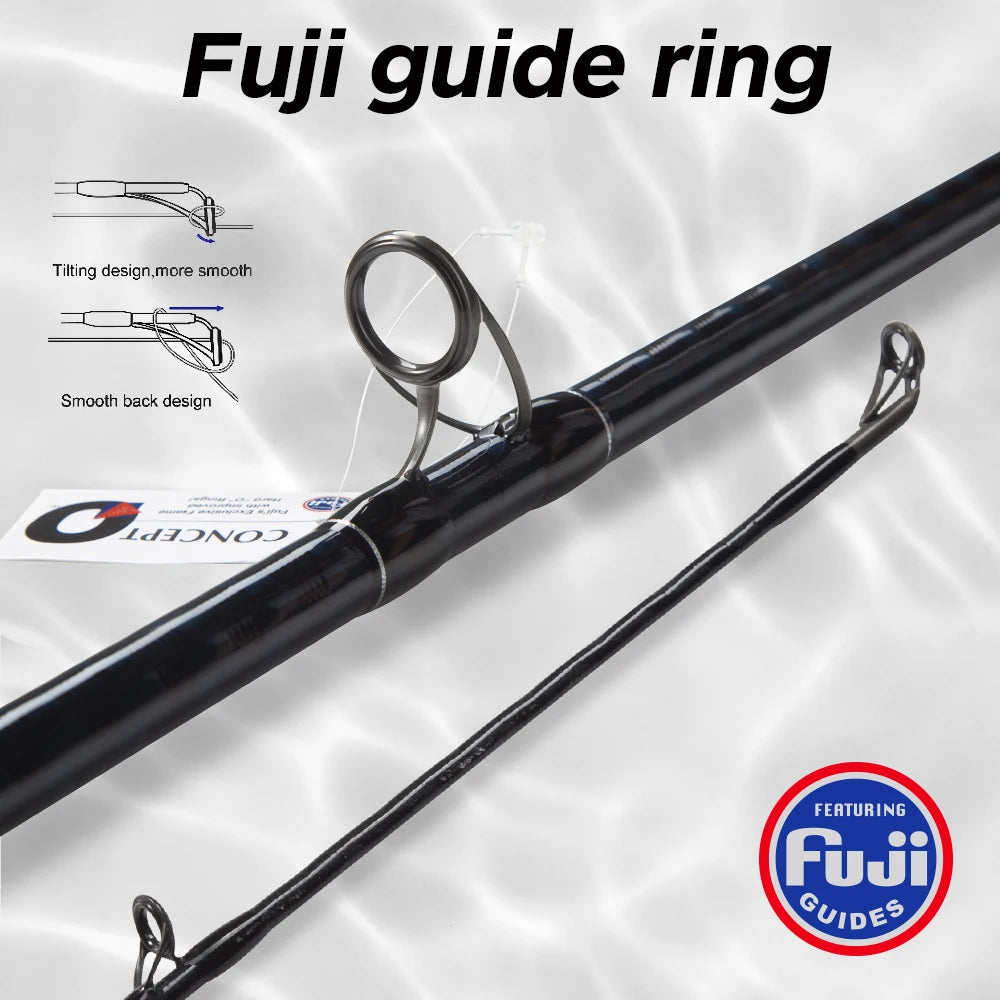 Hunthouse Surf Gazer Spinning Fishing Rod Long Cast Surfcasting Beach Fuji Guide Carbon Fiber 4.27m 4.05m 4.25m 3 Section Fish
