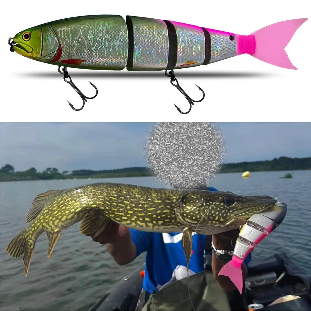 TSUYOKI Swimbait Jointed Lures 2025 Floating/Sinking Giant Bait Balam Lure 245 For Big Bait Pike Madness Balam245 Muskie Wobbler