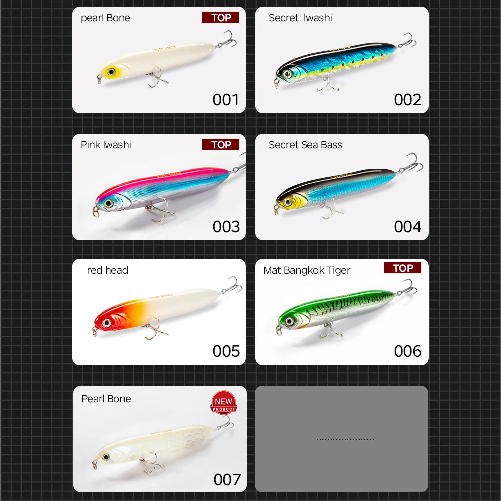 Hunthouse Chatterbeast Surface Topwater Lure 140mm 29g WTD Floating Pencil Bait Long Casting For Fishing Pike Loud Sound