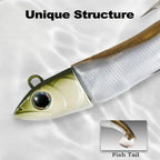 Hunthouse Barret Minnow 70mm 7g  Silicone Soft Fishing Lure Artificial Bait Fishing Tackle For Bass Pike Leurre Souple LW216
