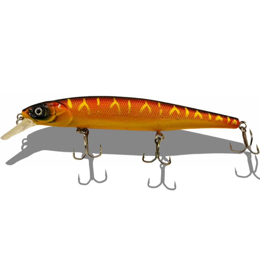 TSUYOKI Flirt Minnow Wobbler Jackall Magsquad 128sp Hard Plastic Lure Artificial Lures Bass Pike ABS Wobbler for Fish Jerk Bait