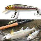 TSUYOKI Minnow Fishing Lure Wobbler for Freshwater Trout Artificial Bait Pike Carp Swimbait Jackall GH 70 Flatside jerkbaits