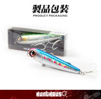 Hunthouse Pencil Fishing Lure 95mm 18g WTD Surface Topwater Floating Wobbler Artificial Hard Bait For Seabass Pike Perch LW533