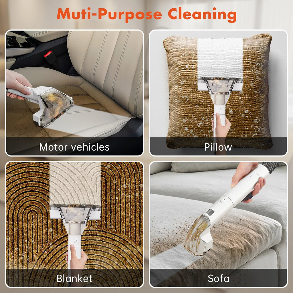 Product photo of Handheld Spot Cleaner, the best Portable Carpet Shampooers gift idea for sale on Glenmore, a store where you can find the perfect Electronics for your home, hobbies, video games, or gifting—all in one place, curated for you.