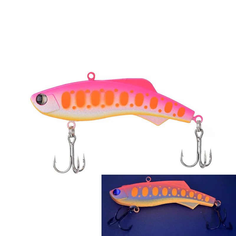 TSUYOKI Dozo 93S Silicone Rattlin Vib Ice Fishing Lure,16g/23g/30g Sinking Baguette Bait, Madness Shiriten Vibe 93 SL Vibra 73