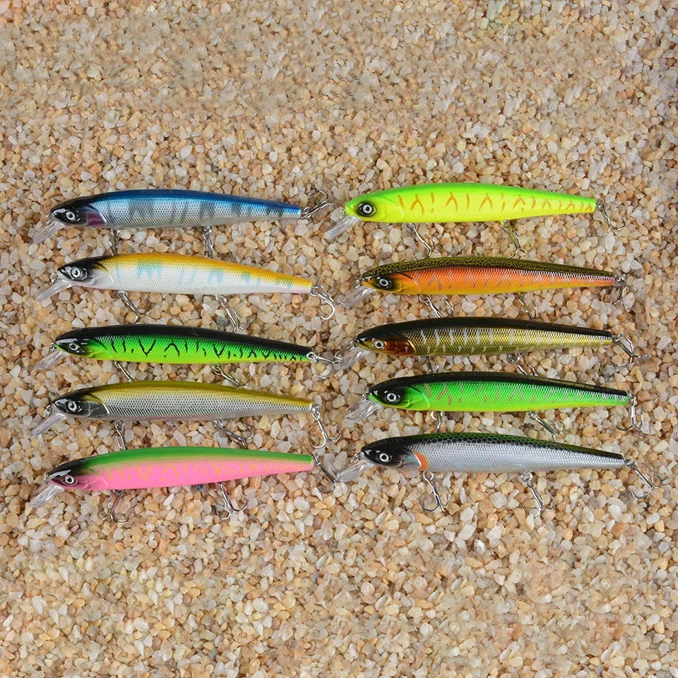 TSUYOKI Flirt Minnow Wobbler Jackall Magsquad 128sp Hard Plastic Lure Artificial Lures Bass Pike ABS Wobbler for Fish Jerk Bait