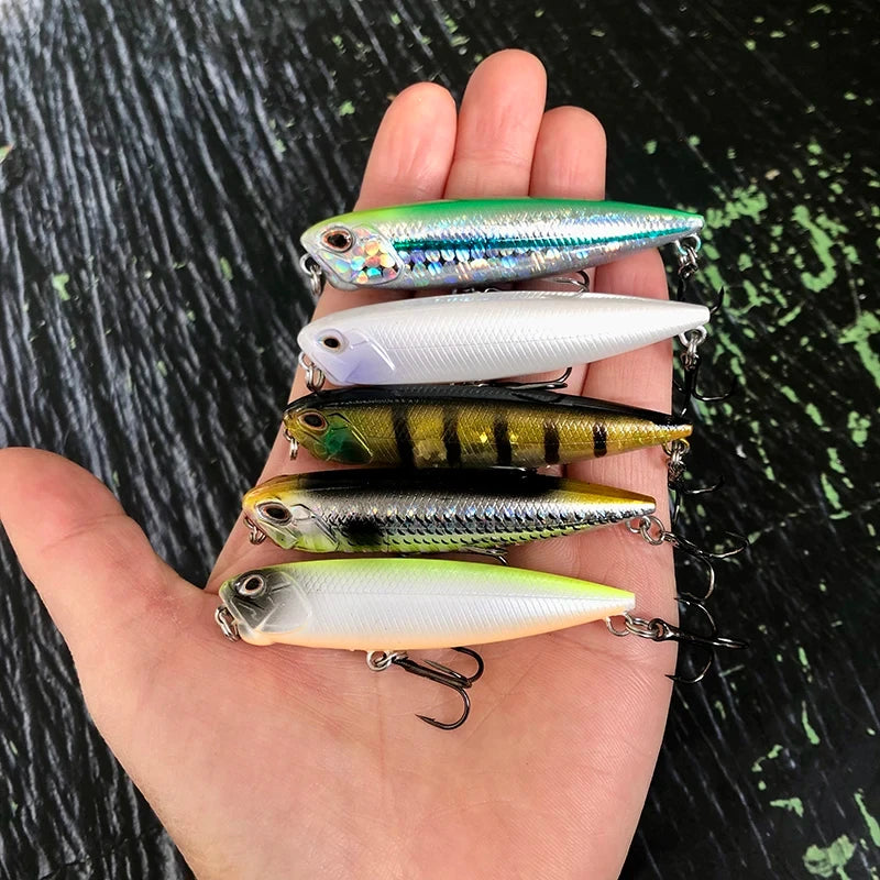TSUYOKI 2026 Reals Pencil Lure 65mm 5.4g 100mm 14g Topwater Fishing Lures WTD Leurre De Surface Floating Stickbait Duo Wobblers