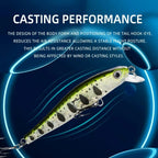 TSUYOKI Rival 70S Minnow Wobbler Silent Fishing Lure 70mm 5.5g Magnetic Jerkbaits Slow Sinking Bait ZipBaits Rigge 70 Bass Lures