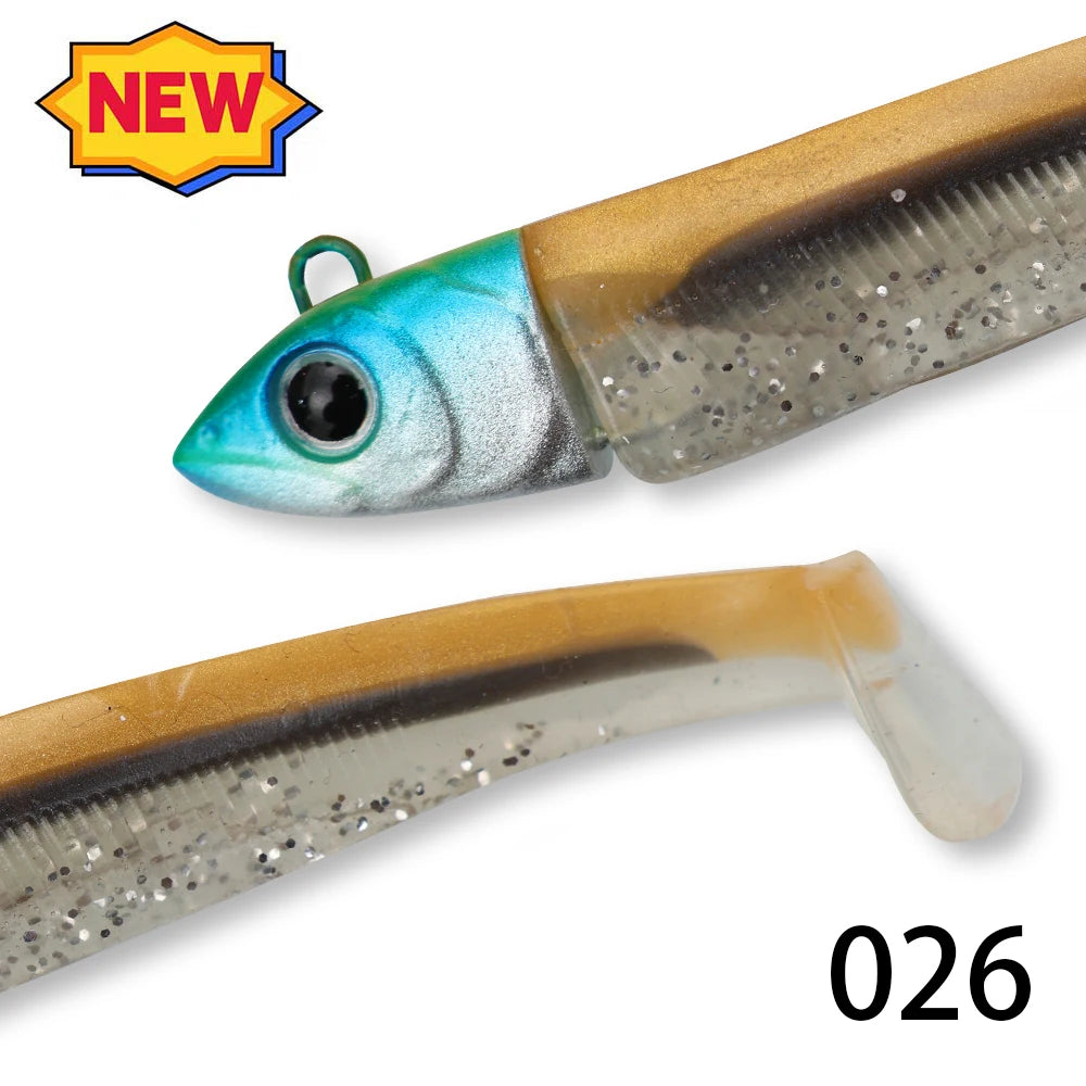 Hunthouse Fishing Barret Minnow Lure 7g/12g/25g/40g/60g/90g/120g JIgging Head Soft Silicone Bait Wobblers For Bass Pike Leurre