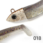 Hunthouse Barre T. Minnow Soft Fishing Lure 7/12/25/40/60/90/120g Baits With Paddle Tail For Bass Pike Leurre Souple LW216