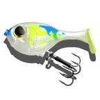 TSUYOKI Silicone Fishing Lure with Hook for Bass, Baby Deraball Swimbait, Soft Lure, Balloonfish, 60mm 10g, Illex Lure 2024