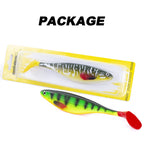 Hunthouse Berserk Shad Teez Tackle Murray Cod Pike Lure 17cm 35g Lure Fishing Paddle Tail Realistic Shad