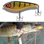 TSUYOKI 20/30/50g Sinking Jerkbait Slider Swim Glidebait 120 Westin Artificial Wobblers Loud Sound Fishing Lure for Pike Zander