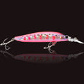 TSUYOKI Jerkbait Wobbler Fishing Lures Cherry Blood Deep Minnow 90mm 10g Artificial Hard Bait Jerk Bass Pike Trout Smith Baits