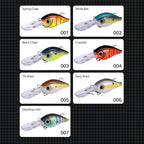 Hunthouse Crankbait Fishing Lure 60mm/13g 75mm/18g Long Lip Hard Crank Floating Bait For Seabass Deep Diving Wobbler LW903