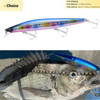TSUYOKI Sinking Minnow Fishing Lures Black Bass Pike Artificial Tungsten Jerkbait Wobbler Silent Assassin 140S DW92 140mm 26g