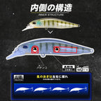 D1 Minnow Fishing Lure 77mm 8.4g Suspending Freshwater Jerkbait Artificial Hard Wobblers For Pike Bass Fishing Tackle DT5010