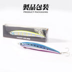 Hunthouse Sinking Pencil Fish Lure 125mm 40g 175mm 50g Saltwater Long Cast Hard Bait Wobbler for Sea Bass Pike Fishing Tackle