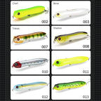 Hunthouse Pencil Fishing Lure Crazy Surface Tractor Topwater Hard Bait 130/110mm 32/21g Big Rattle Ball Loud Sound For Pike Bass