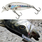 TSUYOKI 45mm 4g Floating Mini Minnow Fishing Lures Smith Artificial Baits for Pesca Bass Sunfish Gunship 45F Fishing Accessories
