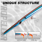 Hunthouse Floating Pencil Fishing Lures 225mm/40g Surface Hard Bait Propeller Needle For Fish Bluefish Seabass Tackle