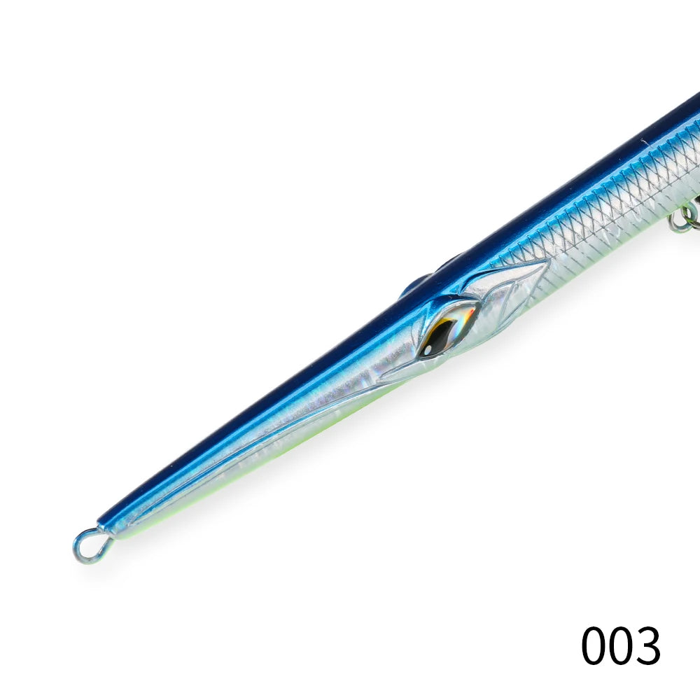Hunthouse Pencil 180 3 Section Fishing Lure 180mm/22g Needle Sinking Swimbait Saltwater Artificial For Seabass Fish Tackle