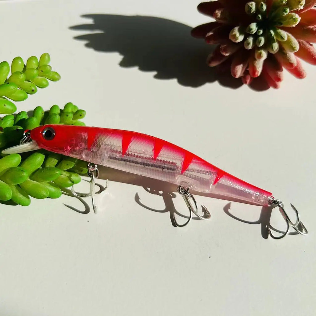 TSUYOKI Minnow Wobblers Watson 110mm 17g Magnet Weight System Long Cast Fishing Lure, Dive 0.8-1.2m Jerkbaits, ZipBait Orbit 110