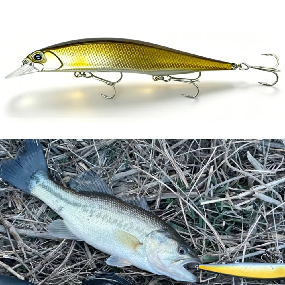 TSUYOKI Suspending Minnow 120mm 18g Artificial Fishing Lure for Largemouth Bass Pike Duo Realis Jerkbait 120SP Pesca Accessories