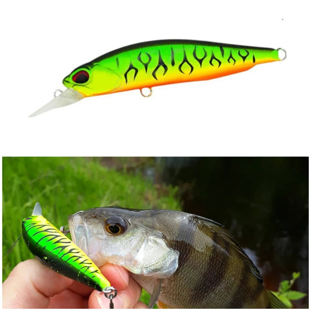 TSUYOKI Jerkbait Minnow Fishing Lure Wobbler Artificial Bait for Perch Musky Catfish Duo Realis Rozante 77SP Pesca Accessories