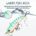 TSUYOKI Vibration Sinking Baits Winter Fishing Lure Lipless VIB Rattin Wobbler Ice Balance Rattlin Lures For Pike IMA Koume Lure