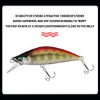 TSUYOKI 50mm 5g Artificial Wobblers Stream Bait Sinking Minnow Fishing Lure for Black Bass Brown Trout Bassday Mononofu 50S Bait