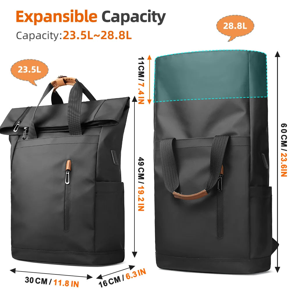 Product photo of Expandable Laptop Backpack, the best Laptop Backpacks gift idea for sale on Glenmore, a store where you can find the perfect Sports & Outdoors for your home, hobbies, video games, or gifting—all in one place, curated for you.