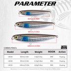 Hunthouse Floating Topwater Pencil Fishing Lure Hard Bait Surface WTD Wobblers Trolling 100/90/60mm Saltwater For Bass Tackle