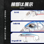 D1 Minnow Fishing Lure 77mm 8.4g Suspending Freshwater Jerkbait Artificial Hard Wobblers For Pike Bass Fishing Tackle DT5010