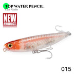 Hunthouse Floating Topwater Pencil Fishing Lure Hard Bait Surface WTD Wobblers Trolling 100/90/60mm Saltwater For Bass Tackle