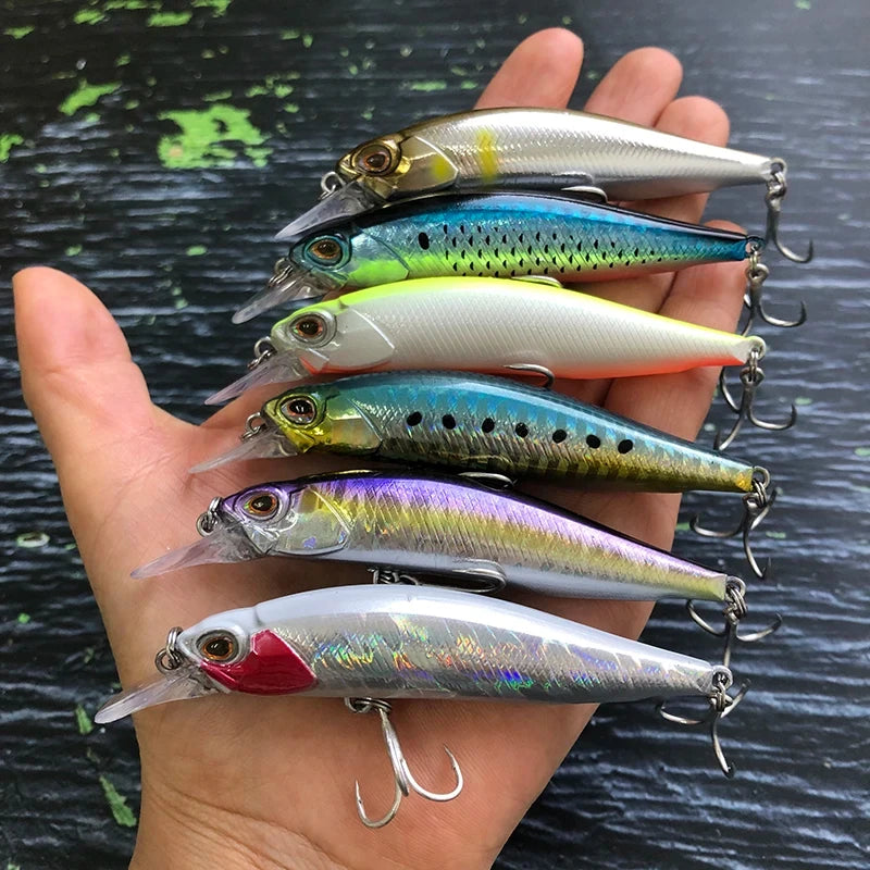 TSUYOKI Jerkbait Minnow Fishing Lure Wobbler Artificial Bait for Perch Musky Catfish Duo Realis Rozante 77SP Pesca Accessories