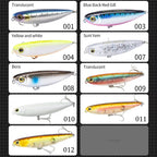 Hunthouse Floating Topwater Pencil Fishing Lure 60mm 90mm 100mm Surface Hard Bait WTD Saltwater For Pike Bass Trout Fish Tackle