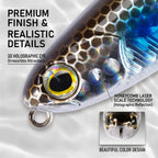 Hunthouse GHOST SNAKE Topwater Pencil Fishing Lure 60/90/100mm 6.4/12.4/18.8g Surface Floating Bait Lure For Seabass LW536