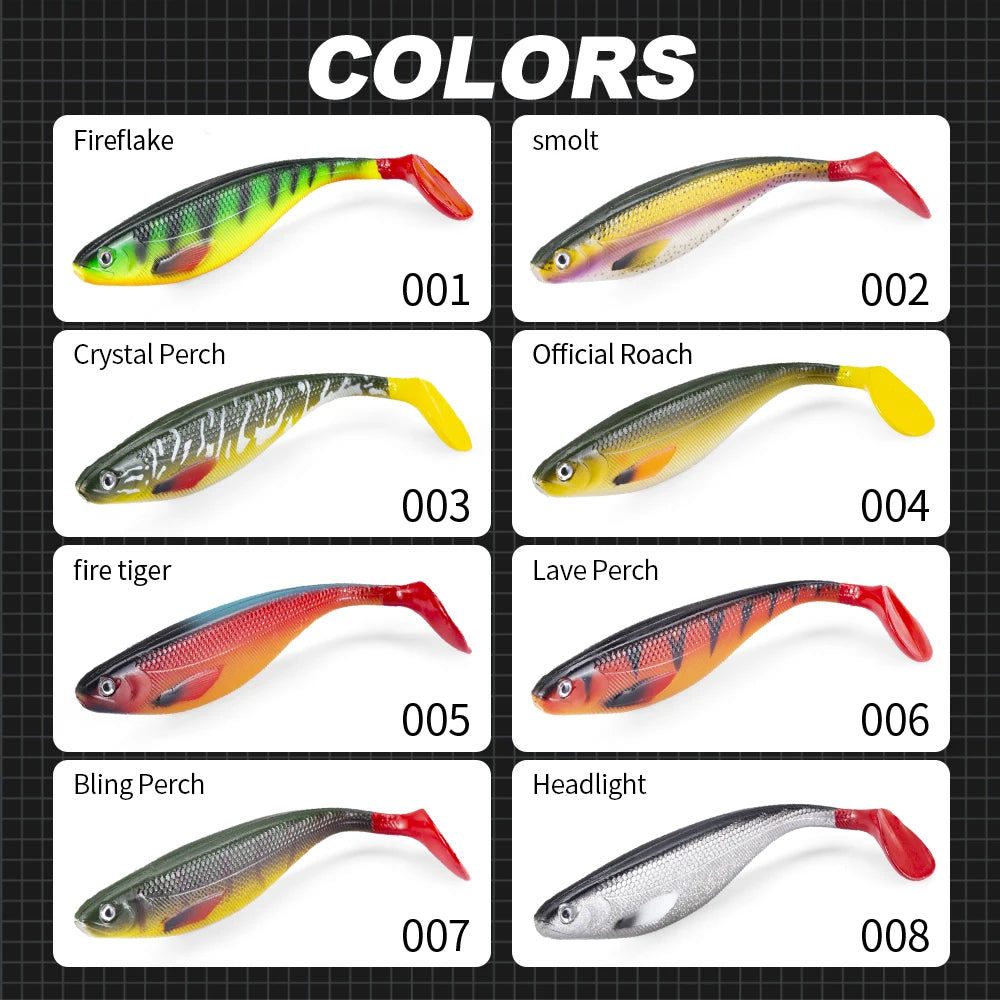 Hunthouse Berserk Shad Teez Tackle Murray Cod Pike Lure 17cm 35g Lure Fishing Paddle Tail Realistic Shad