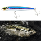 TSUYOKI Sinking Jig Minnow Hydro Monster Shot 110S Lipless Minnow 47g Artificial Fishing Lures for Grouper Bonito Yo-zuri Tackle