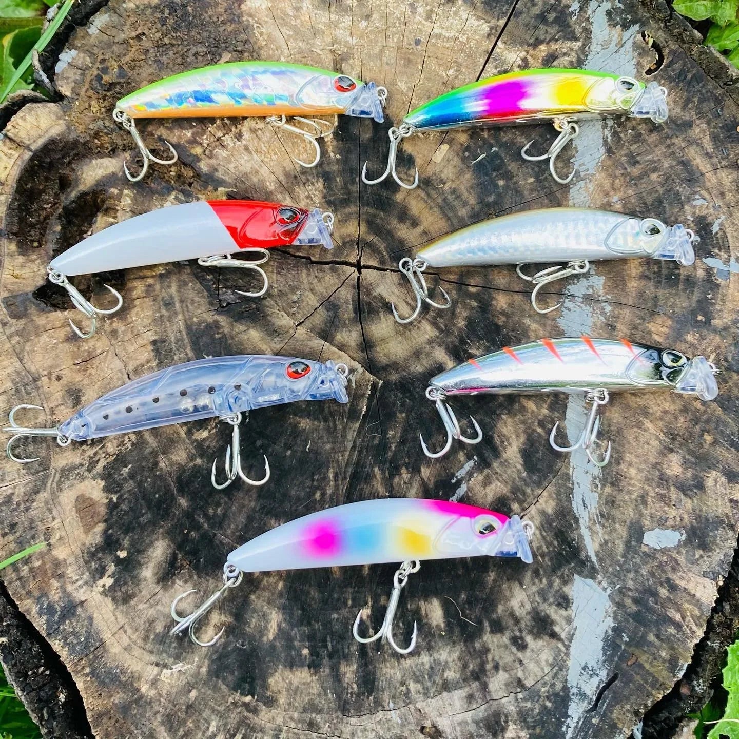 TSUYOKI Fishing Lures 2025 75mm 10g Diving 0-25cm Jerkbaits Lure Floating Duo Terrif Dc-7 Minnow Trout Lure Mackerel Seabass,
