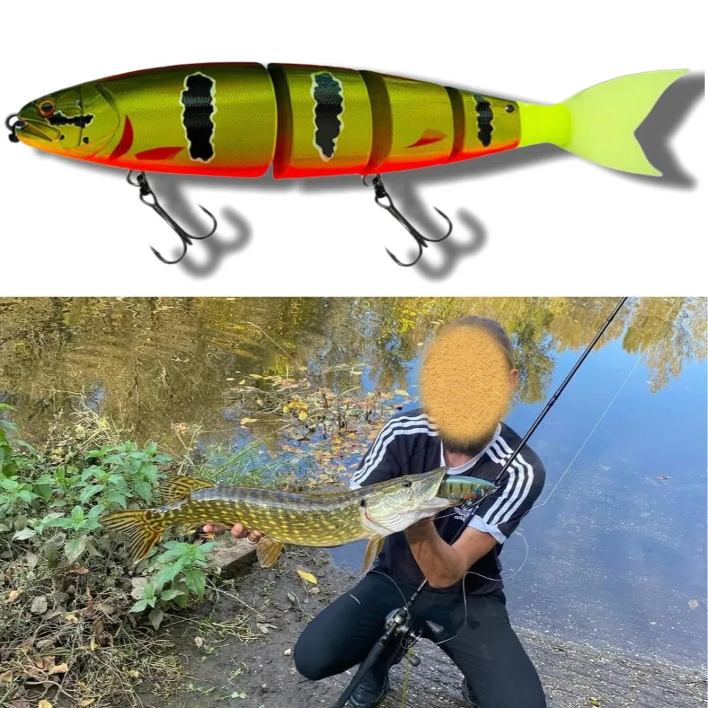 TSUYOKI Jointed Bait 170/200mm Floating/Sinking Fishing Lures Madness Balam 200 Swimbait Wobbler Freshwater Big Pike Muskie Lure