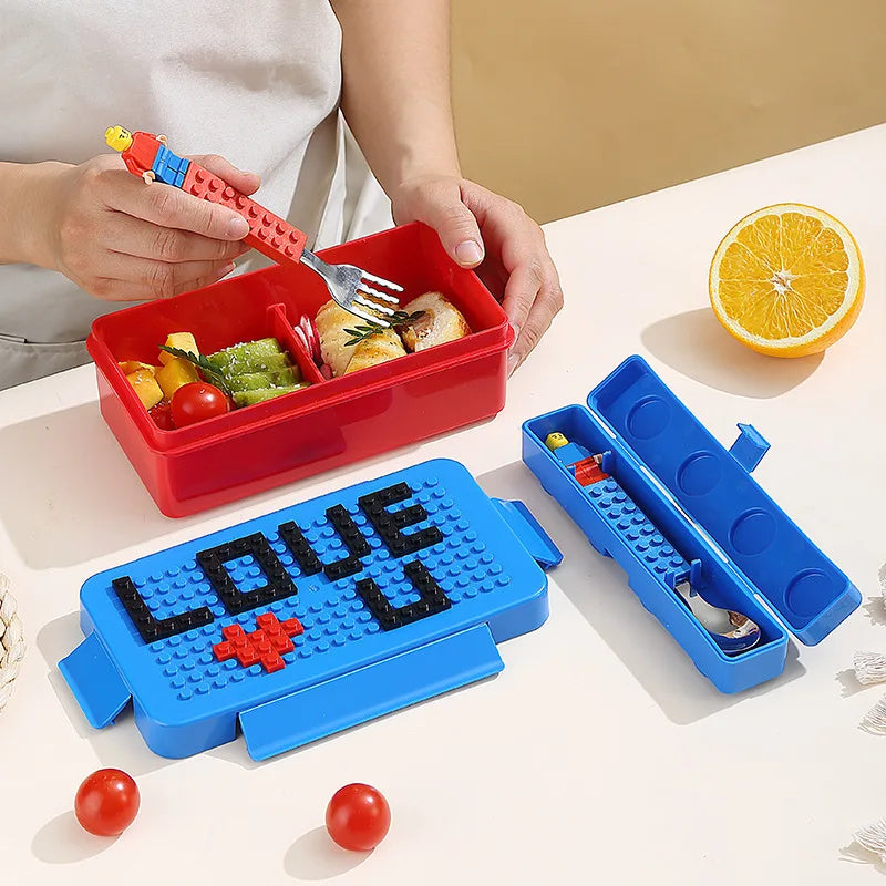 Product photo of Block Lunchbox Set, the best Lunch Containers gift idea for sale on Glenmore, a store where you can find the perfect Kitchen & Dining for your home, hobbies, video games, or gifting—all in one place, curated for you.