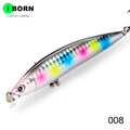 Hunthouse Fishing Shallow IBORN Minnow Lure Floating 78mm/98mm/118mm 8.5g/13g/19g Wobbler Surface Saltwater For Seabass Tackle