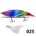 TSUYOKI Swimbait Jointed Lure, Freshwater, Floating Wobbler, Two Tails, Big Giant Fishing Lure, DaVinci 190, 55g, 190mm