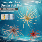 1/2pcs Sea Urchin Fishing Lure Silicone Urchin Soft Bait for Bream Sea Bass Mandarin Tilapia Topmouth Culter Lures Swimbaits