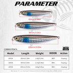 Hunthouse Floating Topwater Pencil Fishing Lure 60mm 90mm 100mm Surface Hard Bait WTD Saltwater For Pike Bass Trout Fish Tackle