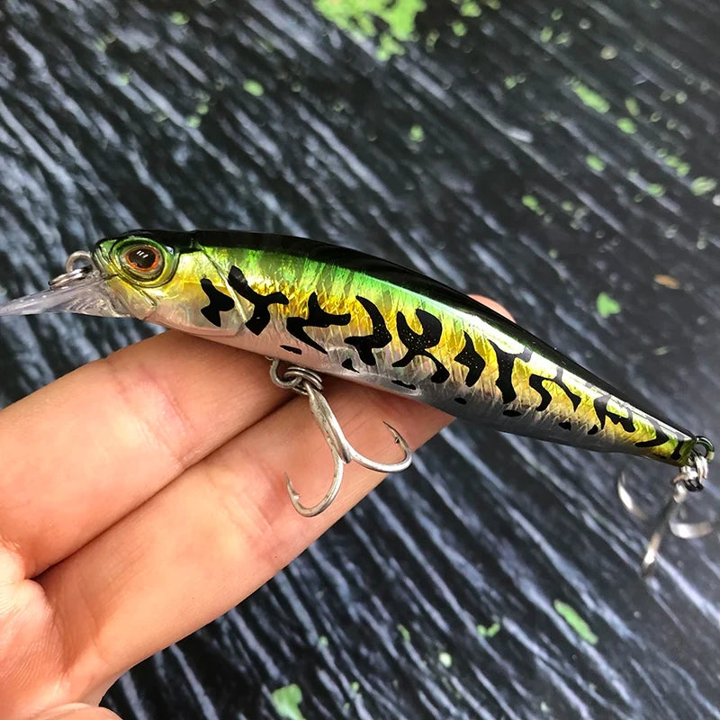 TSUYOKI Jerkbait Minnow Fishing Lure Wobbler Artificial Bait for Perch Musky Catfish Duo Realis Rozante 77SP Pesca Accessories