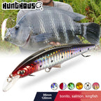 Hunthouse Sinking Minnow Fishing Lure Saltwater Small Hard Bait 95mm/28g 120mm /41g Artificial Mini Swimbait Leurre Pesca
